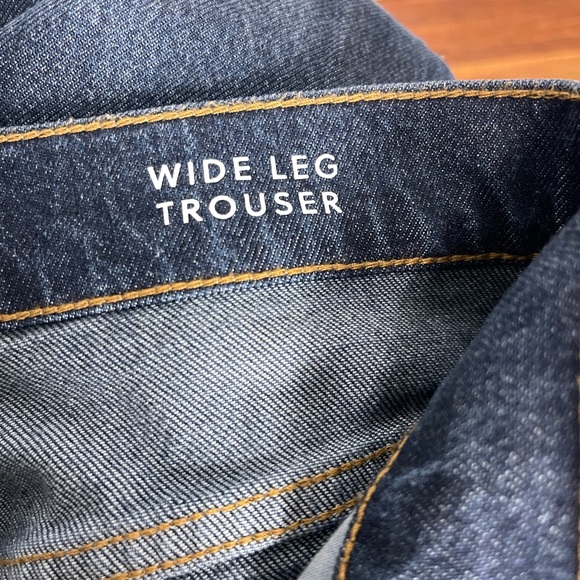SOLD J. Crew Petite Wide Leg Denim Trouser Jean BP481 28P 28 High Rise y2k - Picture 12 of 15